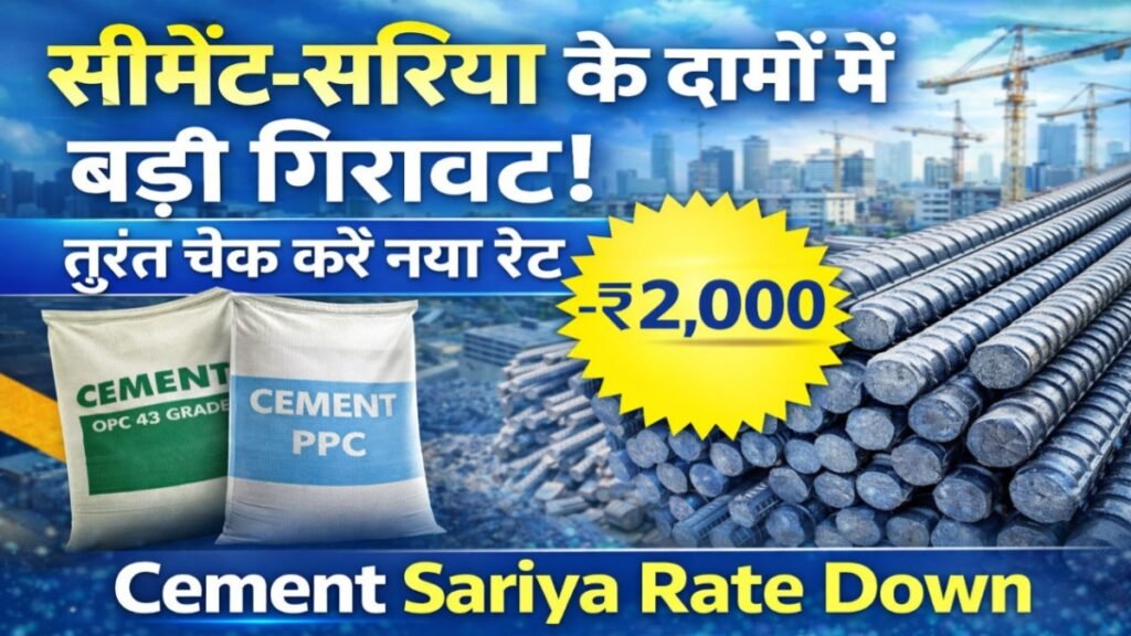Cement Sariya Rate Down 